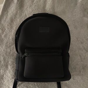 Dagne Dover Dakota Backpack Large | Black Neoprene | Dust Bag Included